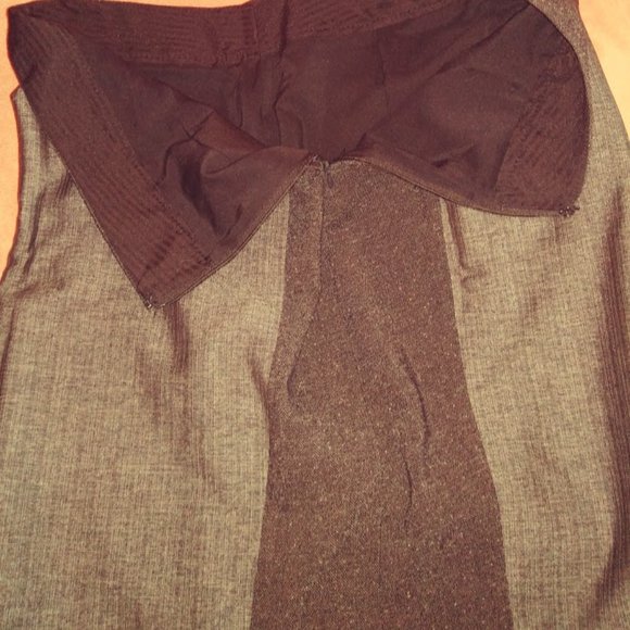 The Limited Collection Brwn Tweed Pencil Skirt 10 - Picture 4 of 6